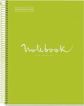 Miquelrius Notebook 1 Subject A4 90g Emotions Lime - Al Masam Stationery LLC